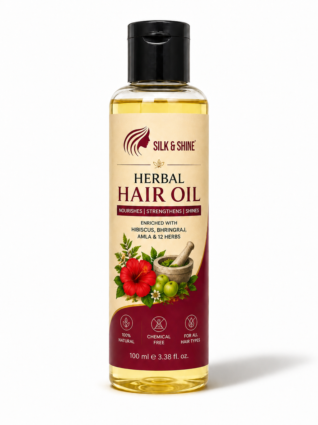 Silk & Shine Herbal Hair Oil